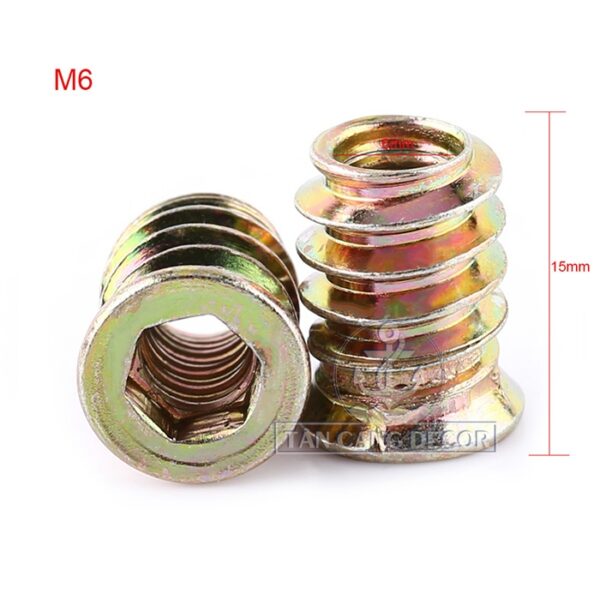 100 cái Ốc có tai M6x15 mm