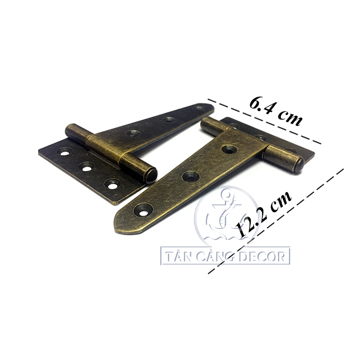 2 Bản lề cửa cổ điển 12 - KT: 12.2 cm - Ảnh 2