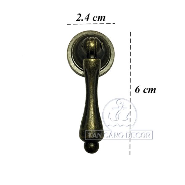 Tay nắm 21 Giọt nước - KT: 6 cm