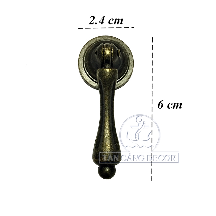 Tay nắm 21 Giọt nước - KT: 6 cm