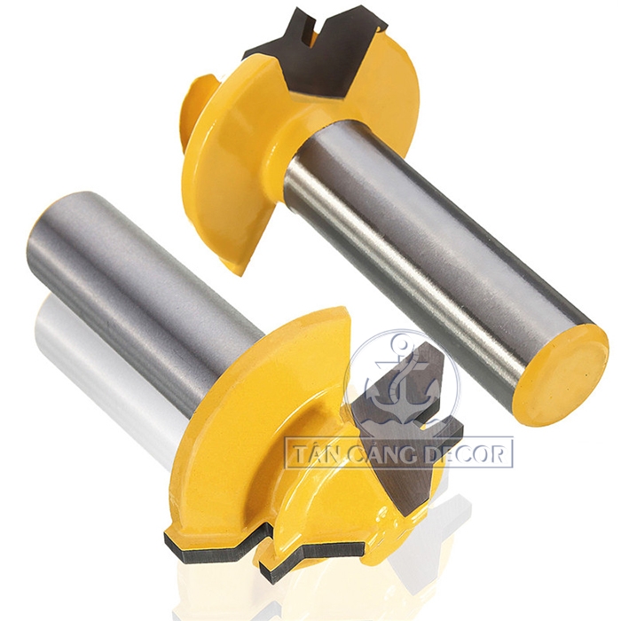 Mũi Router Ghép Góc 90 Độ Cho Ván Dày 10 - 12 mm Cốt 12.7 mm - Ảnh 2