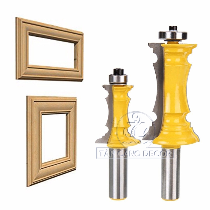 Bộ Mũi Router Đánh Chỉ Khung Tranh Cốt 12.7 mm - Ảnh 8