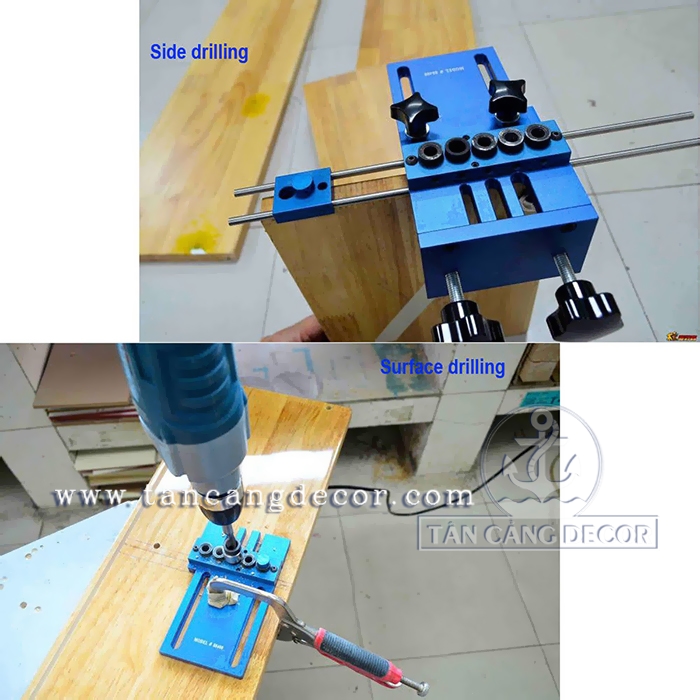 Bộ Cử Khoan Ốc Cam và Chốt Gỗ Cao Cấp Fengsen 08400 - Ảnh 10