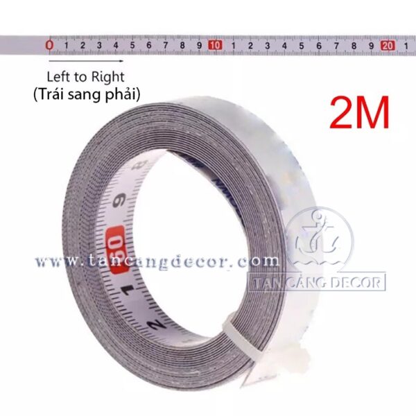 Thước Dán 2m - Trái Sang Phải