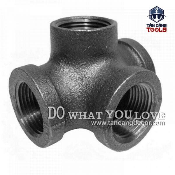Co nối 4 ống 34 Ống Nước - Gang Xám
