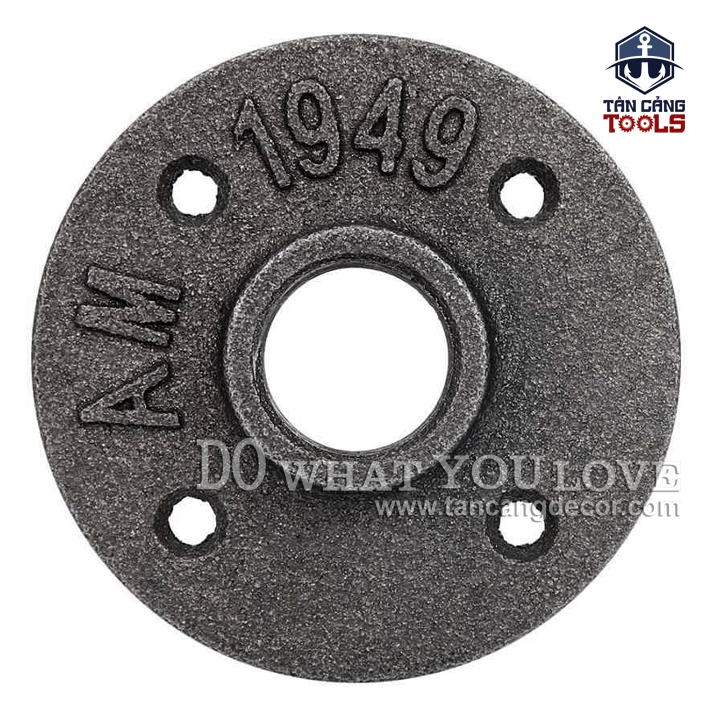 Mặt bích ống nước phi 42 - Gang Xám - Ảnh 4