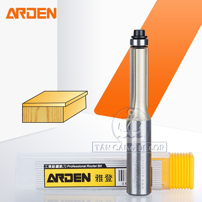 Mũi Router Arden Phay Thẳng bi dưới 9.53 x 30 mm Cốt 12.7 mm Arden 0201 - Ảnh 5