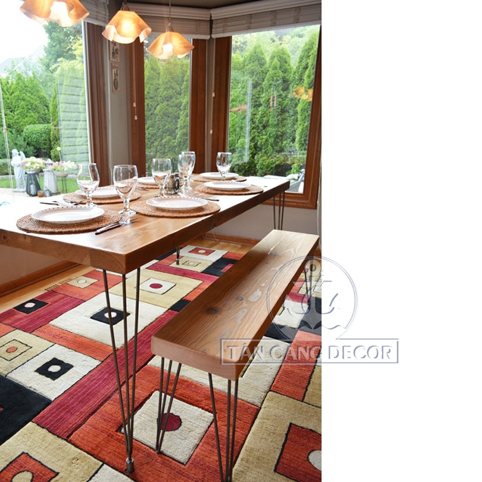 Chân bàn hairpin leg 72cm loại 3 thanh mẫu 2018 - Ảnh 5