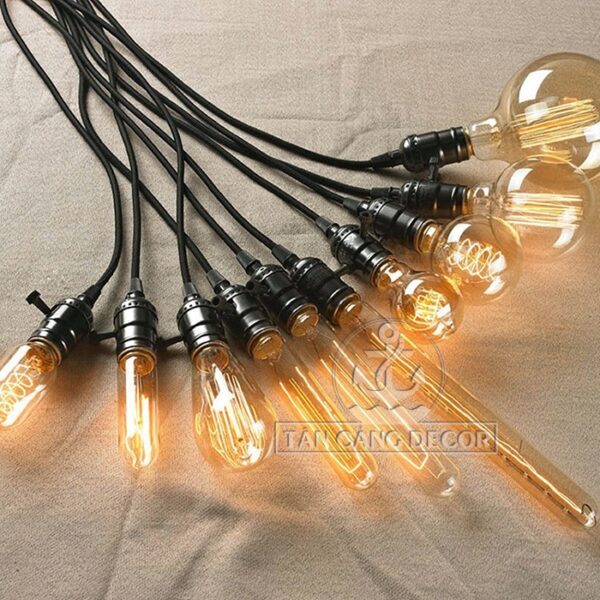 Alternative view of Chuôi bóng đèn Edison 03 màu đồng xanh