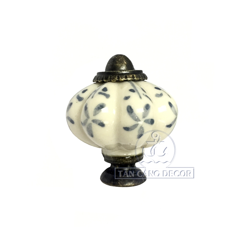 Tay nắm gốm sứ 01 - KT: 3.4cm - Ảnh 2