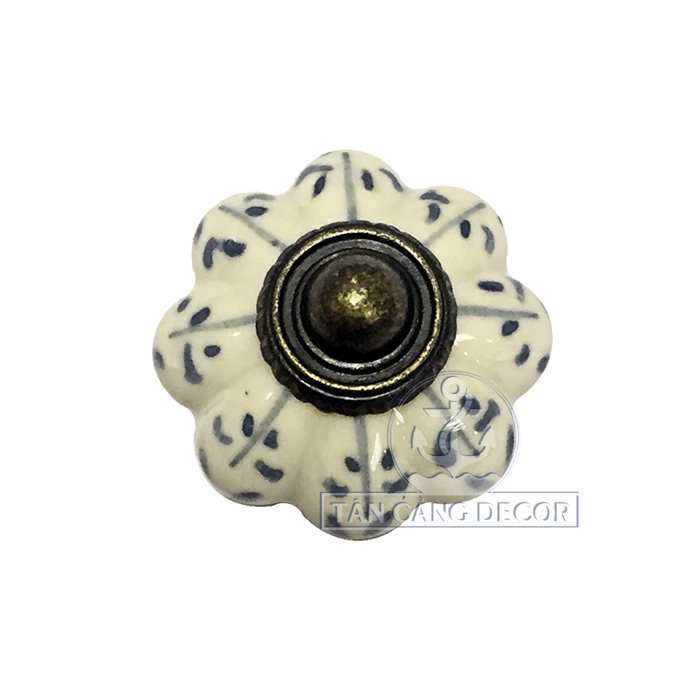 Tay nắm gốm sứ 01 - KT: 3.4cm - Ảnh 3