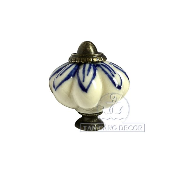 Alternative view of Tay nắm gốm sứ 02 - KT: 3.4cm