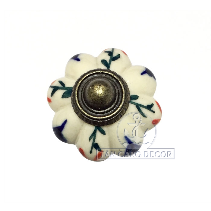 Tay nắm gốm sứ 07 - KT: 3.4cm - Ảnh 3