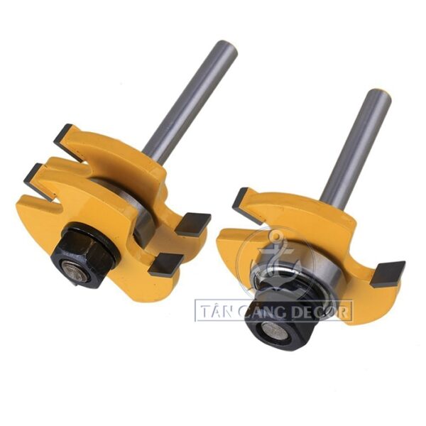 Bộ mũi phay ghép ván sàn cốt 6.35mm - Ảnh 4