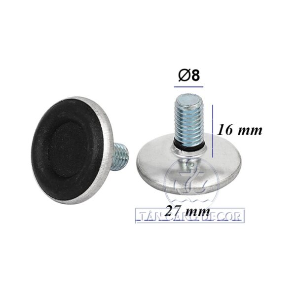 50 Chân tăng chỉnh bàn ghế cao cấp 8 x 27 mm