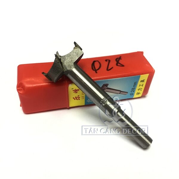 Mũi Khoét Gỗ Phi 28 mm