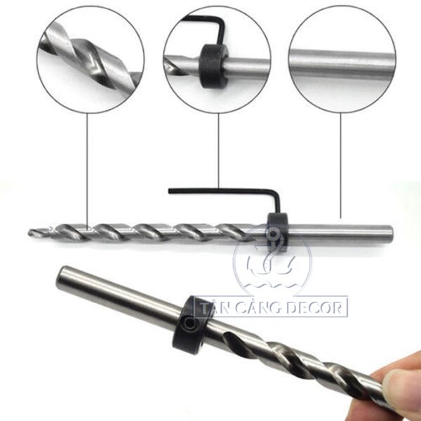 Mũi Khoan Chéo 9.5 mm Chuôi Tròn - Ảnh 3