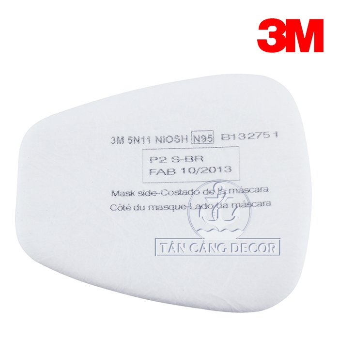 Hộp 10 Bông Lọc Khẩu Trang 3M 5N11CN - Ảnh 2