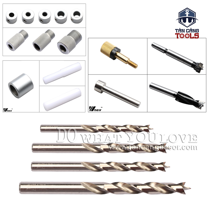 Bộ Cử Khoan Ốc Cam Liên Kết, Chốt Gỗ Wnew - Ảnh 8