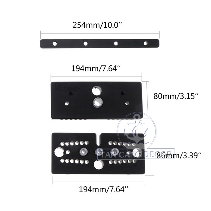 Bộ Cử Khoan Ốc Cam Liên Kết, Chốt Gỗ Wnew - Ảnh 4