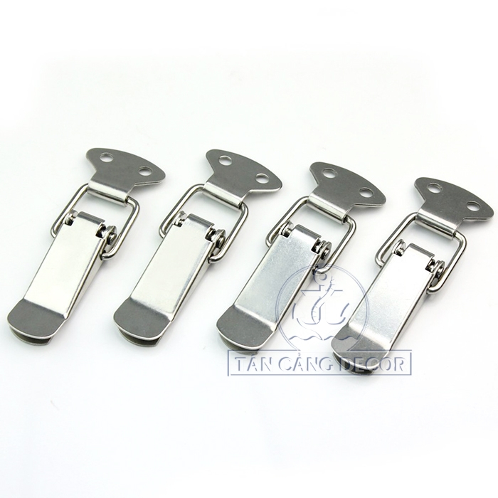 Khóa gài Inox 201 loại trơn size M 74mm - Ảnh 3