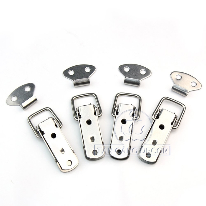 Khóa gài Inox 201 loại trơn size M 74mm - Ảnh 4