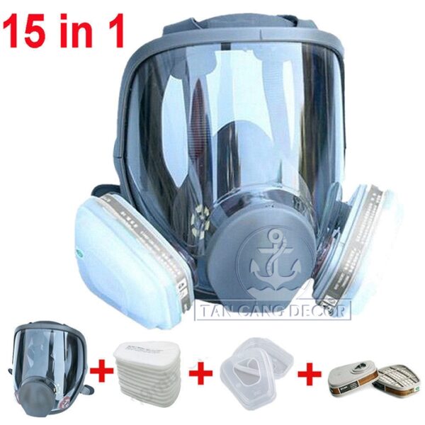 Alternative view of Mặt Nạ Phòng Độc Nguyên Mặt 3M 6800 Kèm 10 Bông Lọc