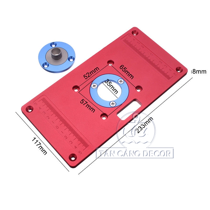Mặt Gá Máy Router Tăng Chỉnh RT0700C Cốt 6.35 mm - Ảnh 4