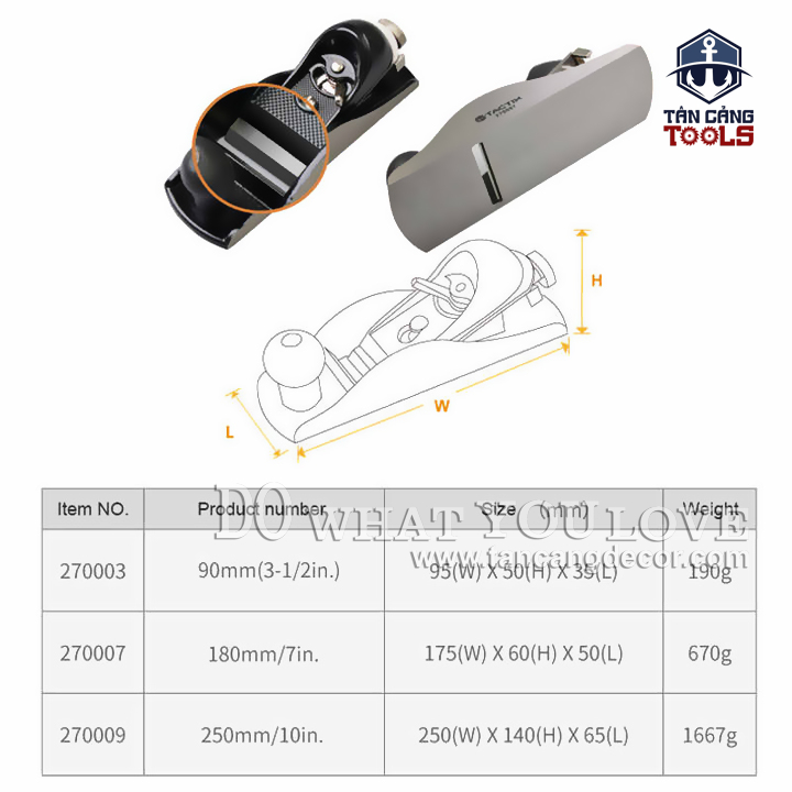 Bào Gỗ Cầm Tay TacTix 270003 - Ảnh 7