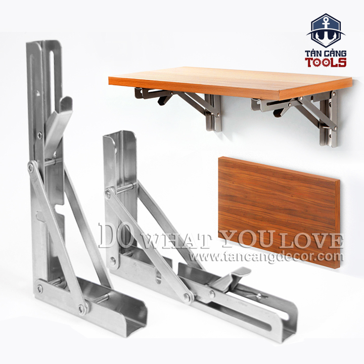 Bản Lề Gập Thông Minh Inox 40 cm Cao Cấp - 1 Cặp - Ảnh 8