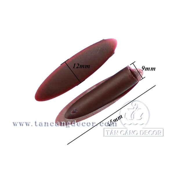 100 cái Chốt che lỗ khoan chéo màu nâu