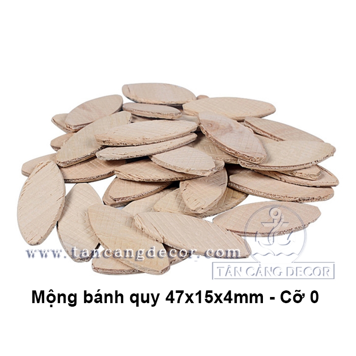 Mộng bánh quy 47x15x4mm - Cỡ 0