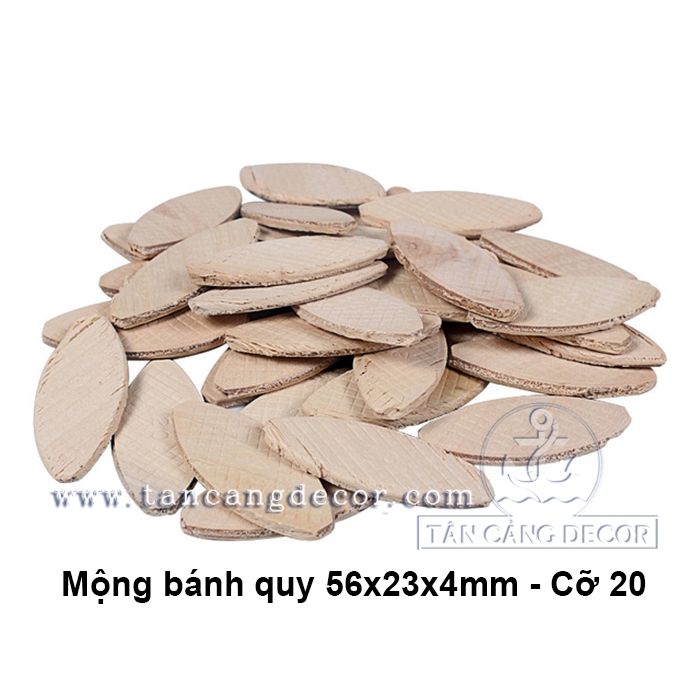 Mộng bánh quy 56x23x4mm - Cỡ 20