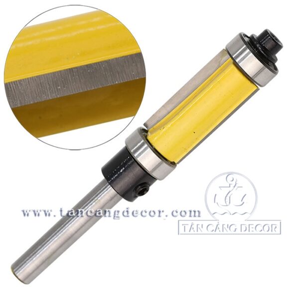 Alternative view of Mũi Router Phay Thẳng Bi Trên – Dưới 25mm Cốt 6.35 mm