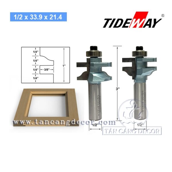 Bộ Mũi Router TideWay Ghép Tủ Bếp LC1703