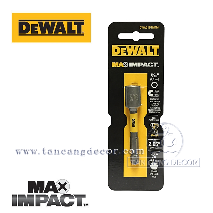 Đầu Bắn Tôn DeWalt 8mm MAXIMPACT