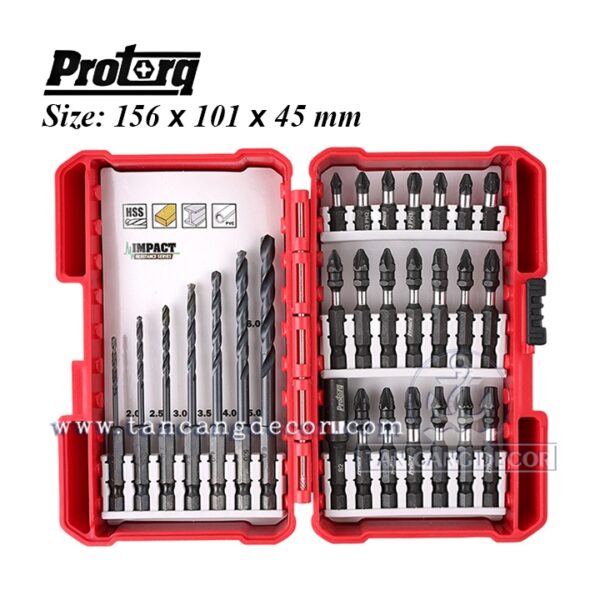Set 28 Món Bắt Vít, Mũi Khoan ProTorq