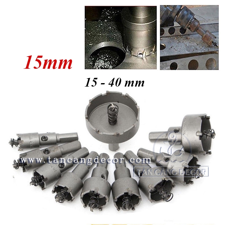 Mũi Khoét Kim Loại Phi 15 mm
