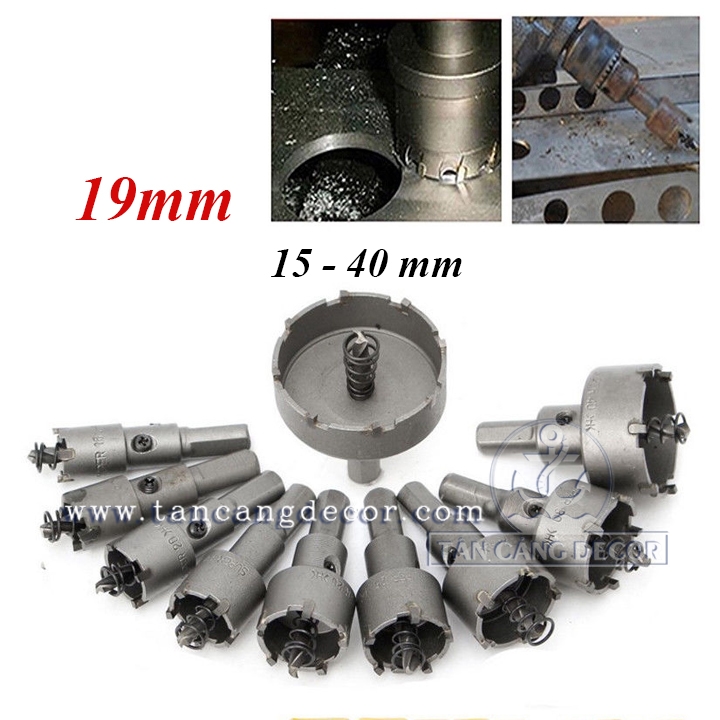 Mũi Khoét Kim Loại Phi 19 mm