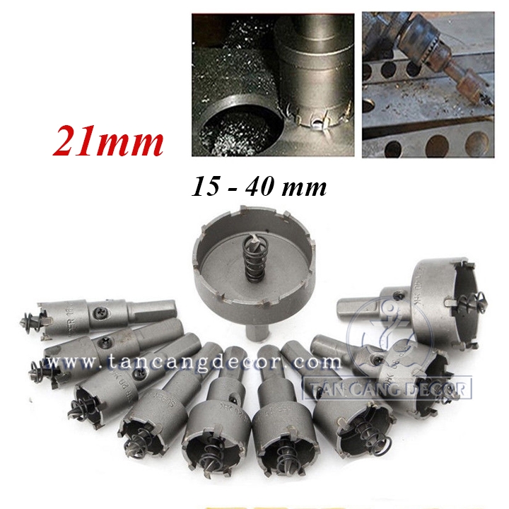 Mũi Khoét Kim Loại Phi 21 mm