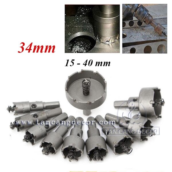 Mũi Khoét Kim Loại Phi 34 mm