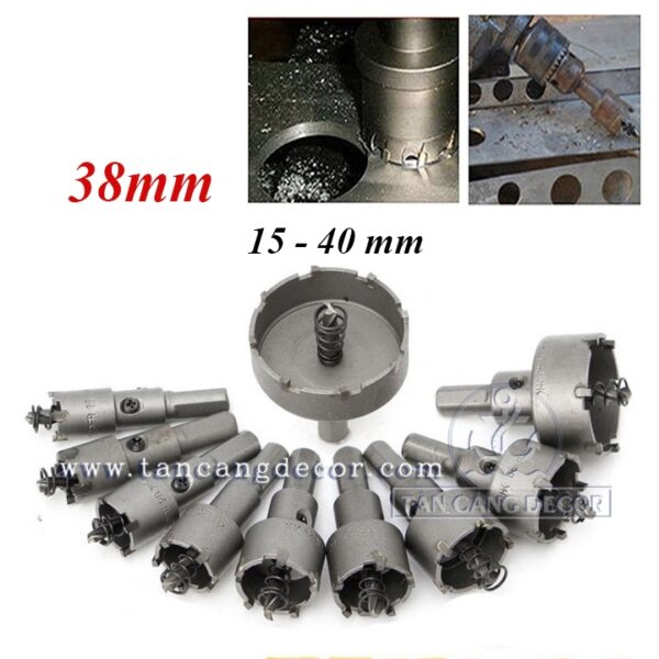 Mũi Khoét Kim Loại Phi 38 mm