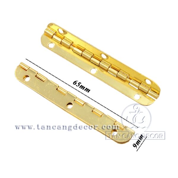2 Bản lề gập 14 Cổ Điển Màu Vàng Ánh Kim – KT:6.5cm