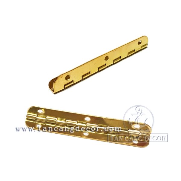 Alternative view of 2 Bản lề gập 14 Cổ Điển Màu Vàng Ánh Kim – KT:6.5cm