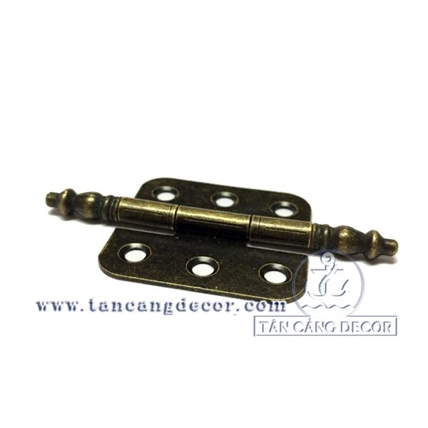Alternative view of 2 Bản lề gập 16 Cổ Điển Màu Đồng Sẫm – KT:7cm