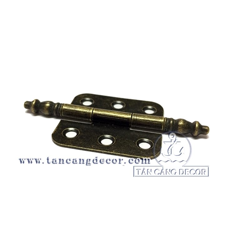 2 Bản lề gập 16 Cổ Điển Màu Đồng Sẫm – KT:7cm - Ảnh 2