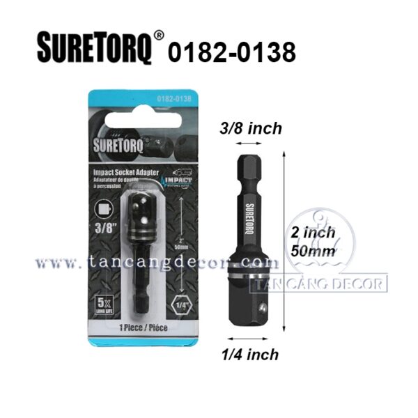 Đầu Chuyển Bulong SureTorq 3/8 Inches
