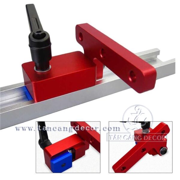 Bộ cử chặn gỗ Cao Cấp dùng cho Thanh nhôm trượt 45mm