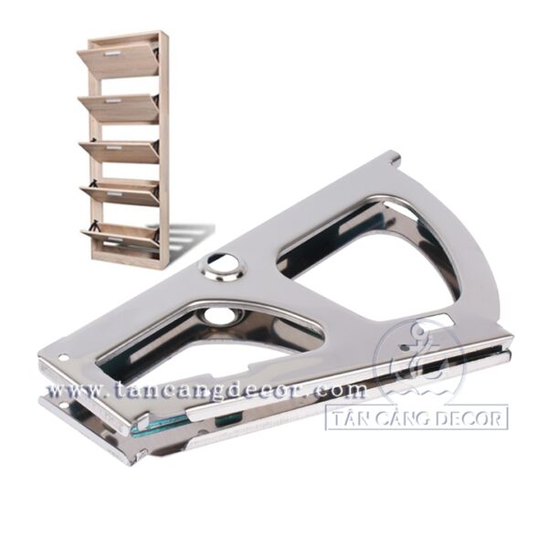 Phụ Kiện Giá Xoay Tủ Giày 1 Ngăn Inox
