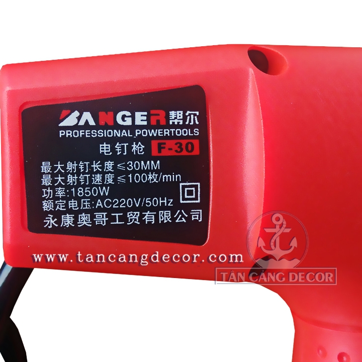 Súng Bắn Đinh Điện Banger SP F30 - Ảnh 5
